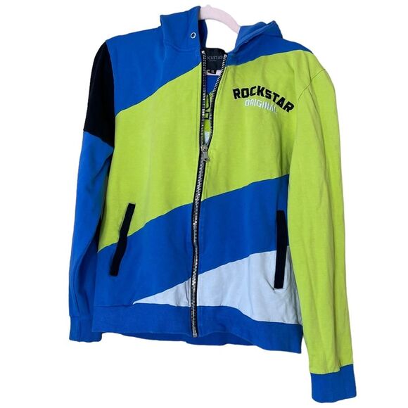 Rockstar Mens Jacket XL Original Blue Braden 2.0 Track - Picture 2 of 12